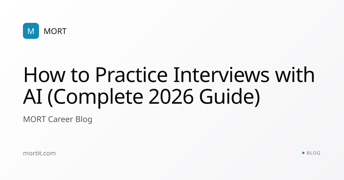 How to Practice Interviews with AI (Complete 2026 Guide)